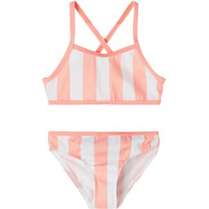 name it - Bikini NMFFELINA STRIPES in apricot blush, Gr.86/92