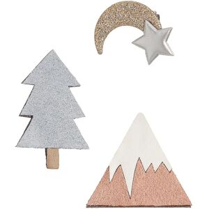 Mimi & Lula Haarspangen SNOWY MOUNTAIN CLIP SET 3er-Set