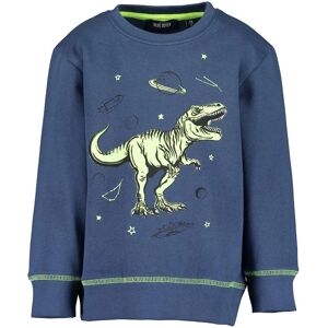 BLUE SEVEN - Sweatshirt SPACE ADVENTURES – GALAXY GLOW IN THE DARK in dunkelblau, Gr.92