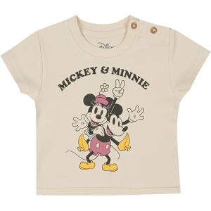 ONOMATO! - T-Shirt MICKEY & MINNIE in off white nature, Gr.110/116