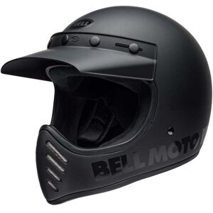 Bell Moto-3 Crosshelm Classic Solid Blackout Gr. S 55/56