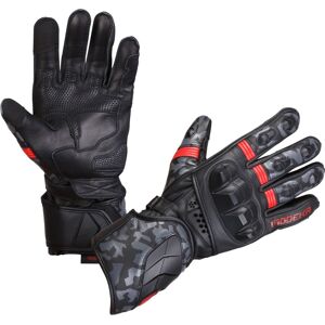 Modeka VALYANT PRO Motorradhandschuhe schwarz rot Gr. 12 / 3XL