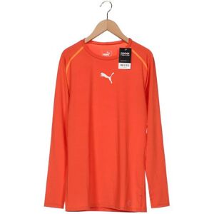 Puma Herren Langarmshirt, orange, Gr. 52