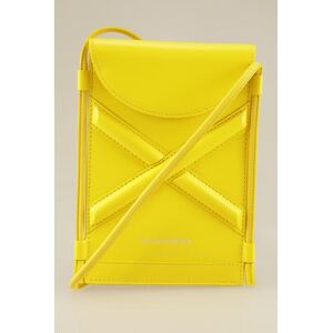 Alexander McQueen Damen Handtasche, gelb, Leder - Second Hand