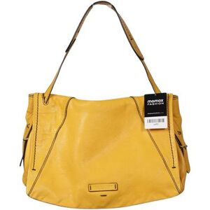 The Bridge Damen Handtasche, gelb, Leder - Second Hand