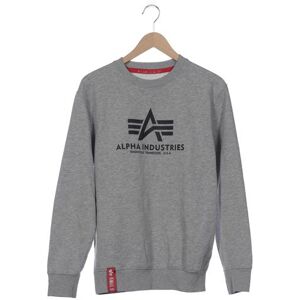 Alpha industries Herren Sweatshirt, grau, Gr. 52