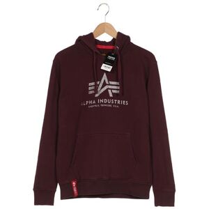 Alpha industries Herren Kapuzenpullover, bordeaux, Gr. 52