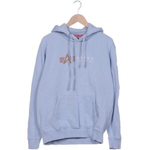 Alpha industries Herren Kapuzenpullover, hellblau, Gr. 52