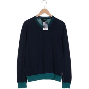 Calvin Klein Jeans Herren Pullover, türkis, Gr. L, Baumwolle - Second Hand
