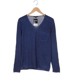 Drykorn Herren Pullover, blau, Gr. 52