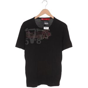 edc by Esprit Herren T-Shirt, schwarz, Gr. 52