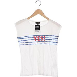 1 2 3 Paris Damen T-Shirt, weiß, Gr. 36