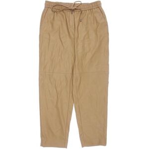 Calvin Klein Damen Stoffhose, beige, Gr. EU 36 (US 4), Kunstleder, Synthetik - Second Hand