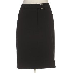 Calvin Klein Damen Rock, schwarz, Gr. EU 44 (US 12), Elasthan, Synthetik - Second Hand