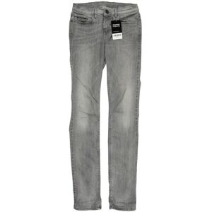 Calvin Klein Jeans Damen Jeans, grau, Gr. W28 L34, Elasthan, Baumwolle, Synthetik - Second Hand