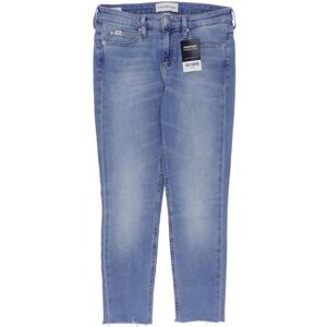 Calvin Klein Jeans Damen Jeans, blau, Gr. W28 L30, Elasthan, Baumwolle, Synthetik - Second Hand