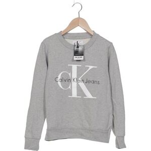 Calvin Klein Jeans Damen Sweatshirt, grau, Gr. XS, Baumwolle - Second Hand