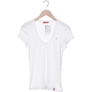 edc by Esprit Damen T-Shirt, weiß, Gr. 44