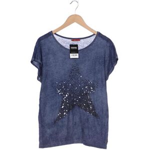 edc by Esprit Damen T-Shirt, blau, Gr. 42