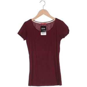 edc by Esprit Damen T-Shirt, bordeaux, Gr. 34