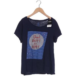 edc by Esprit Damen T-Shirt, marineblau, Gr. 44
