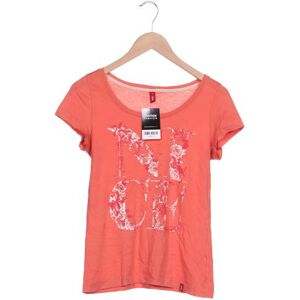 edc by Esprit Damen T-Shirt, orange, Gr. 36