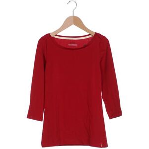 edc Damen Langarmshirt, rot, Gr. 34