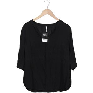 sheego Damen Bluse, schwarz, Gr. XL - Second Hand