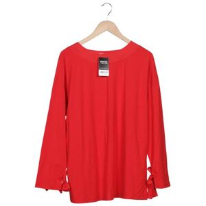 sheego Damen Langarmshirt, rot, Gr. 3Xl - Second Hand