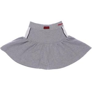 Monnalisa Damen Rock, grau, Gr. EU 104, Elasthan, Baumwolle, Synthetik - Second Hand