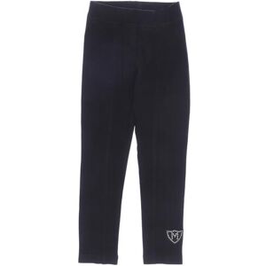Monnalisa Damen Stoffhose, schwarz, Gr. EU 116, Elasthan, Synthetik, Viskose - Second Hand