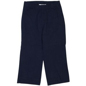 Monnalisa Damen Stoffhose, marineblau, Gr. EU 128, Elasthan, Baumwolle, Synthetik - Second Hand