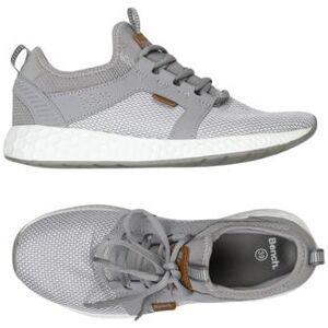 Bench. Damen Sneakers, grau, Gr. EU 39, Kunstleder - Second Hand