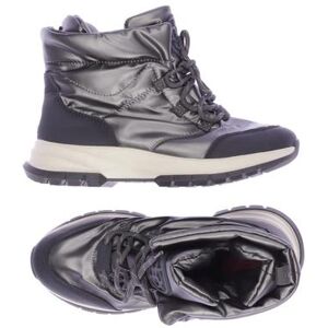 Bugatti Damen Stiefelette, grau, Gr. EU 38, Kunstleder - Second Hand