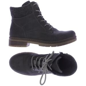 Rieker Damen Stiefelette, schwarz, Gr. EU 40, Kunstleder - Second Hand
