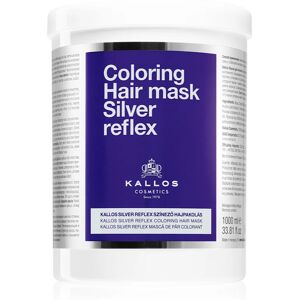 Kallos Silver Reflex Maske für die Haare neutralisiert gelbe Verfärbungen 1000 ml