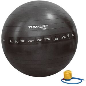 TUNTURI Gymnastikball Anti Burst 75cm schwarz 14TUSFU288