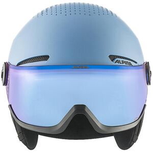 ALPINA Kinder Skihelm Zupo Visor Q-Lite blau Größe: 48-52CM A9229