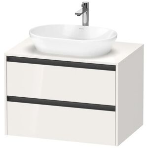 Duravit Ketho.2 Konsolenwaschtischunterbau wandhängend, 2 Auszüge, 80 cm