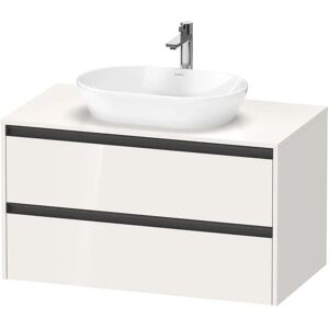 Duravit Ketho.2 Konsolenwaschtischunterbau wandhängend, 2 Auszüge, 100 cm