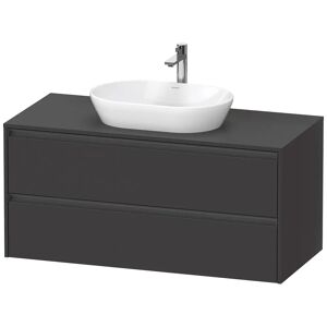 Duravit Ketho.2 Konsolenwaschtischunterbau wandhängend, 2 Auszüge, 120 cm