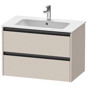 Duravit Ketho.2 Waschtischunterbau wandhängend, 2 Auszüge, 81 cm