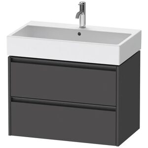 Duravit Ketho.2 Waschtischunterbau wandhängend, 2 Auszüge, 78,4 cm