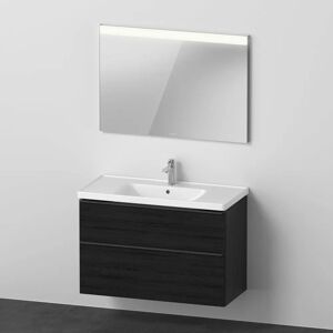 Duravit D-Neo Möbelset mit eckigem Spiegel 100,5 cm