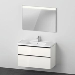 Duravit D-Neo Möbelset mit eckigem Spiegel 100,5 cm