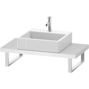 Duravit L-Cube Konsole Compact 62 x 48 x 3 cm mit 1 Ausschnitt