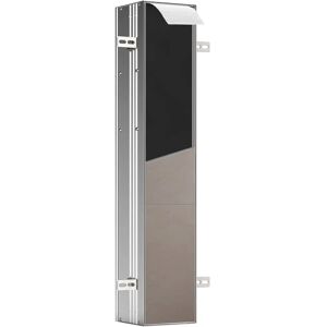 Emco asis plus WC-Modul - Unterputzmodell 15,4 x 80,3 cm, Türanschlag rechts