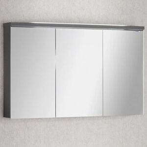 Lanzet Spiegelschrank 100 cm mit Leuchte L4 und 3 Türen