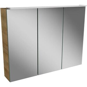 Lanzet Spiegelschrank 80 cm mit LED-Leuchte L5.1 und 3 Türen