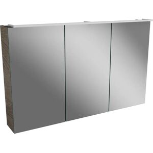 Lanzet Spiegelschrank 100 cm mit LED-Leuchte L5.1 und 3 Türen